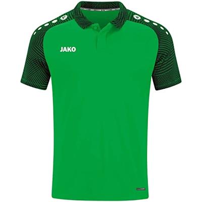 JAKO 6322 Polo Performance - Zachtgroen/Zwart - XXL