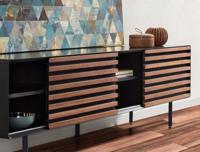 Kave Home Tv-meubel 'Kesia' 162cm, kleur Donkergrijs - thumbnail