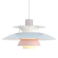 Louis Poulsen PH 5 Hanglamp - Pastel blauw en roze - thumbnail