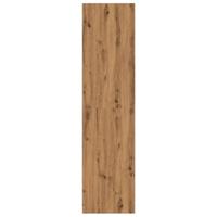 Kledingkast 100x50x200 cm bewerkt hout artisanaal eikenkleurig - thumbnail