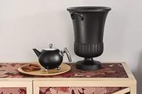 Bredemeijer Bella Ronde Enkele theepot 1200 ml Zwart, Chroom - thumbnail