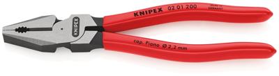 Kracht-combinatietang lengte 200 mm gepolijst kunststof mantel KNIPEX