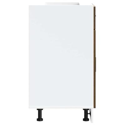 Keuken onderkast "Porto" bewerkt hout bruin eikenkleur