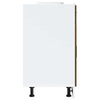 Keuken onderkast "Porto" bewerkt hout bruin eikenkleur - thumbnail