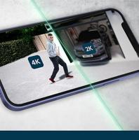 Arlo Ultra 2 draadloze WiFi-beveiligingscamera voor buiten, 4K UHD, 180˚ kleurennachtzicht, sirene, bewegingsdetectie, 2-weg-audio, Smart Hub vereist, incl. proefp. Arlo Secure, 1 cam, wit - thumbnail
