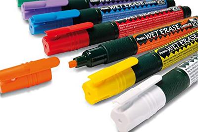 Quantore Viltstift pentel smw26 krijtmarker wit 2-4mm