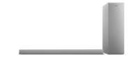 Philips Audio TAB6405/10 B6405/10 SoundBar met Draadloze Subwoofer (2.1-Kanaals, 140 W Uitgangsvermogen, Bluetooth, Dolby Audio, HDMI ARC, Superslank Design, Gentegreerde Wandsteunen) - Zilver - thumbnail