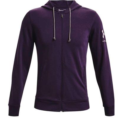 Heren Sportjas Under Armour Rival Terry Magenta Maat L