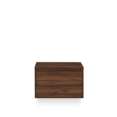 Dante Badmeubelset 80 cm - Walnoot - Wastafel Bovenblad