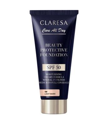 Claresa beauty protective foundation spf 50 1w light warm 30ml Claresa beauty protective foundation spf 50 1w light warm 30ml
