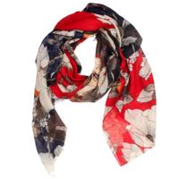 P-Modekontor Dames Sjaals in Katoen (Zwart) - thumbnail