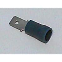 Bofix kabelschoen amp man plat 4,8mm blauw (25st) - thumbnail