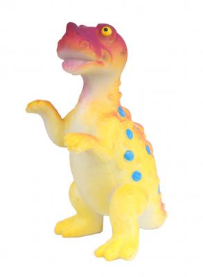 Wild Republic speelfiguur Ceratosaurus 5 cm rubber geel/rood Wild Republic speelfiguur Ceratosaurus 5 cm rubber geel/rood