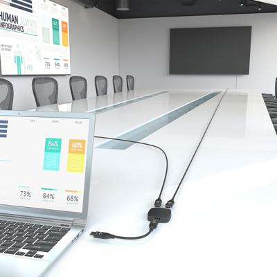 HDMI-Schakelaar Aisens A123-0948 Zwart - thumbnail