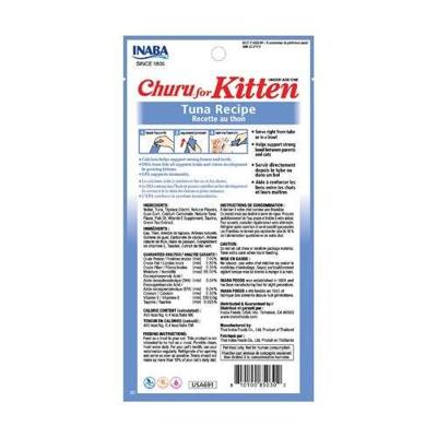 INABA Churu Kitten Tonijn - Kattensnoepje - 4x14 g