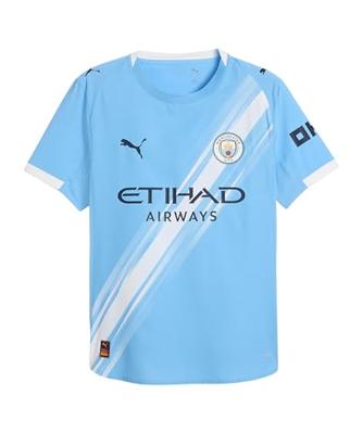 Manchester City Authentic Thuis Shirt Senior 2025/2026 - Maat M - Kleur: WitBlauw | Soccerfanshop