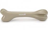 Rubber been massief hondenspeeltje beige 20 cm - thumbnail