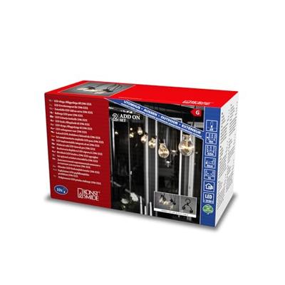 Konstsmide Party tuinverlichting 10 lampen warm wit - thumbnail
