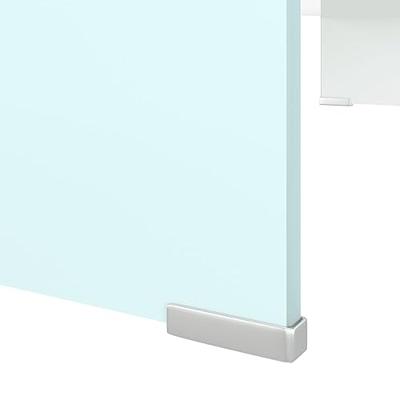 Tv-meubel/monitorverhoger 80x30x13 cm glas groen