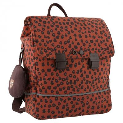 Trixie schooltas Leopard 15 L meisjes 28 x 37 cm nylon bruin Trixie schooltas Leopard 15 L meisjes 28 x 37 cm nylon bruin