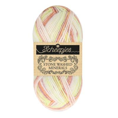 Scheepjes Stone Washed Minerals - 910 Garnet Glory - Haakgaren / Breigaren