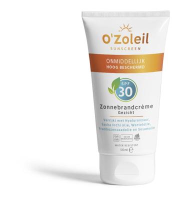 O'Zoleil Zonnebrandcrème Gezicht SPF30 O'Zoleil Zonnebrandcrème Gezicht SPF30