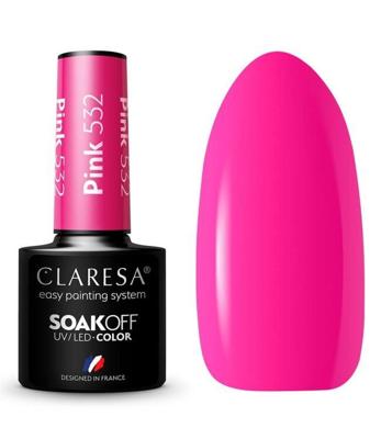 Claresa uv/led gellak 5ml pink 532 sunny garden