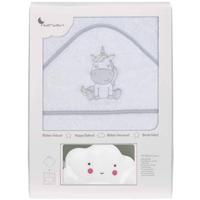 Interbaby Badcape En Nachtlamp 100 Cm Katoen Wit 2-delig - thumbnail