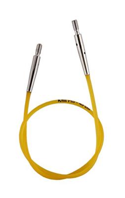 Knitpro Kabel met Connector Geel - 40 cm