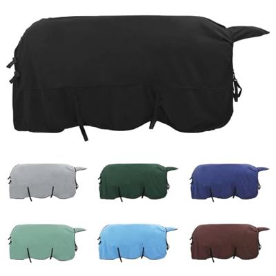 VidaXL Paardendeken zwart polyester VidaXL Paardendeken zwart polyester