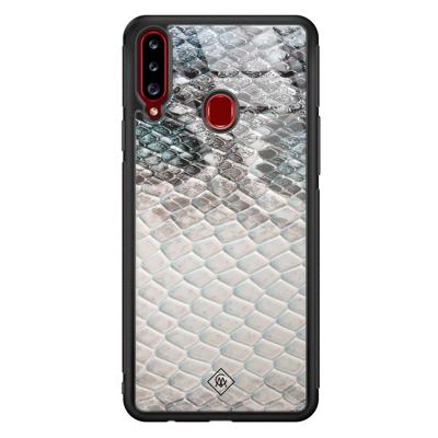 Samsung Galaxy A20s glazen hardcase - Oh my snake Samsung Galaxy A20s glazen hardcase - Oh my snake