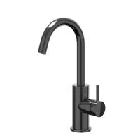 IVY Bond Wastafelmengkraan - opbouw - draaibare uitloop - coldstart - Zwart chroom PVD 6100257 - thumbnail