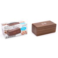 Digitale Wekker met draadloos oplaadsysteem - bruin - thumbnail