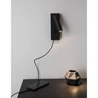 Lyora BedlampjeFuse zwart met usb - 9170102 - thumbnail