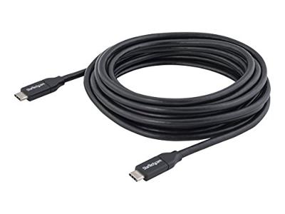 StarTech.com USB-C kabel met Power Delivery (100W/5A) - M/M - 4 m - USB 2.0 - USB-IF gecertificeerd