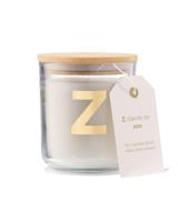 HEMA Kaars in glas Ø8x10cm letter Z - thumbnail