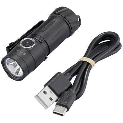 TOOLCRAFT TO-9664728 Mini-zaklamp werkt op Li-ion oplaadbare batterij Verstelbaar, Met riemclip, Met noodlichtfunctie, Met magneethouder, Met