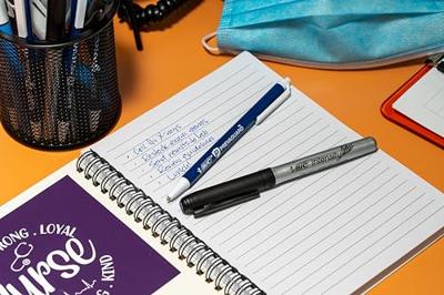 Permanent marker bic intensisty uf zwart | 12 stuks