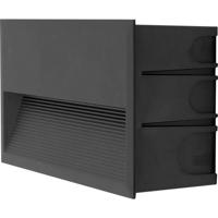 EVN WEE65101602 EVN Lichttechnik LED-wandinbouwlamp LED LED vast ingebouwd 10 W Antraciet - thumbnail