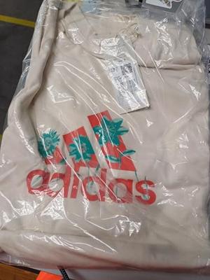 Dames-T-Shirt met Korte Mouwen Adidas Flower Badge of Sports Gt Maat L