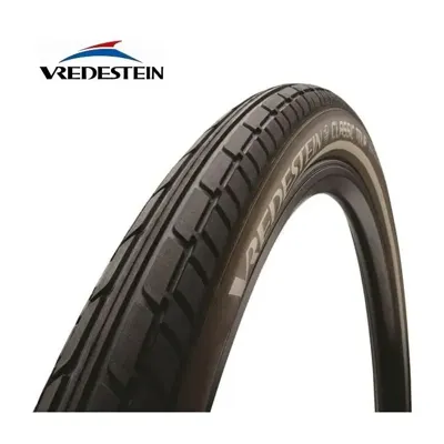 VREDESTEIN buitenband classic tour 28 x 1.50 zwart bruin refl