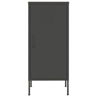 Opbergkast 42,5x35x101,5 cm staal antracietkleurig - thumbnail