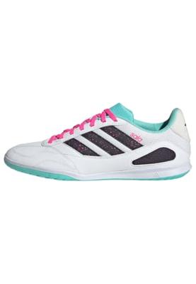adidas Super Sala III Zaalvoetbalschoenen (IN) Wit Zwart Turquoise Roze