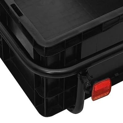 Fietstrailer/trekwagen 155x60x83 cm staal zwart Fietstrailer/trekwagen 155x60x83 cm staal zwart