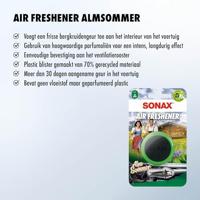 SONAX luchtverfrisser "air freshener". air freshener alm summer - thumbnail