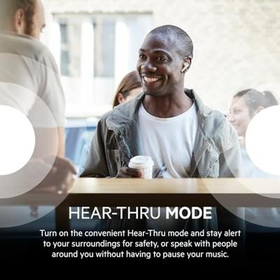 Hoofdtelefoon met microfoon Belkin AUC006BTWH Wit