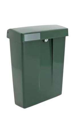 Kunststof brievenbus Summus groen RAL6009