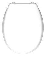 Toiletzitting Schutte White Duroplast RVS Scharnieren Gelakt Wit Schütte - thumbnail