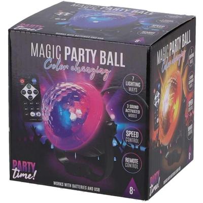 Party Time Magische Party Bal Met Disco Effect En Afstandsbediening