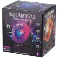 Party Time Magische Party Bal Met Disco Effect En Afstandsbediening - thumbnail